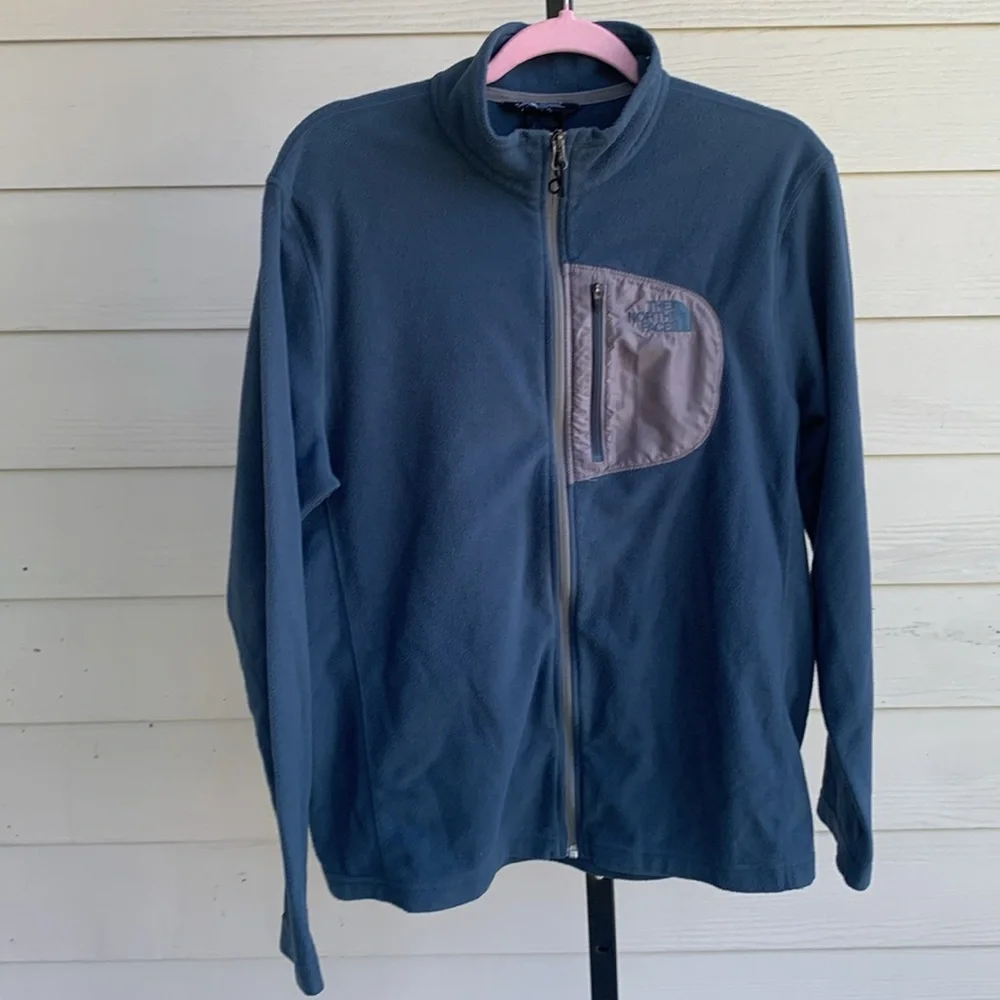 The north face winter quarter zip pullover fleece men’s medium
